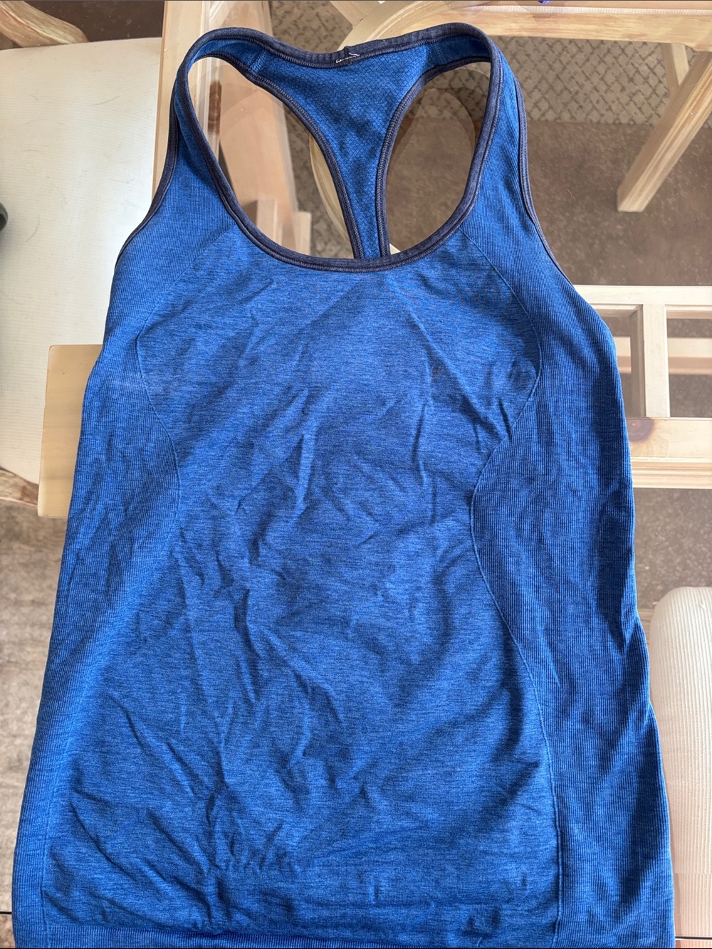 lululemon athletica Navy Blue Racerback Training Tank